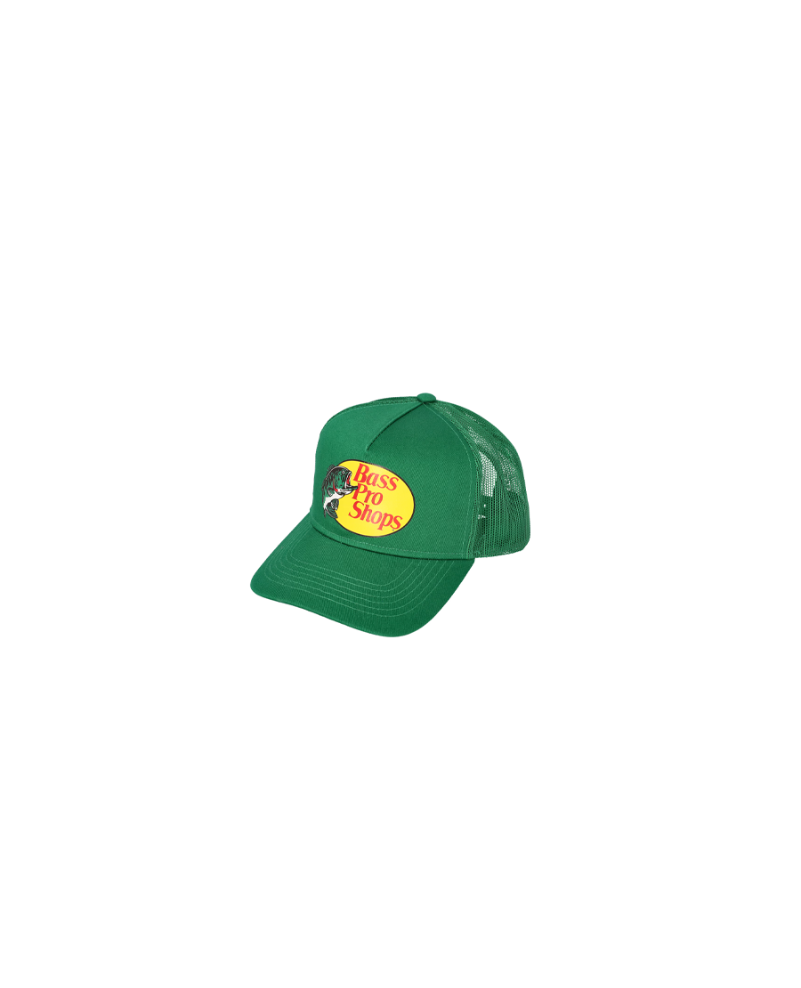Bass Pro Shops Mesh Trucker Cap -Kelly Green
