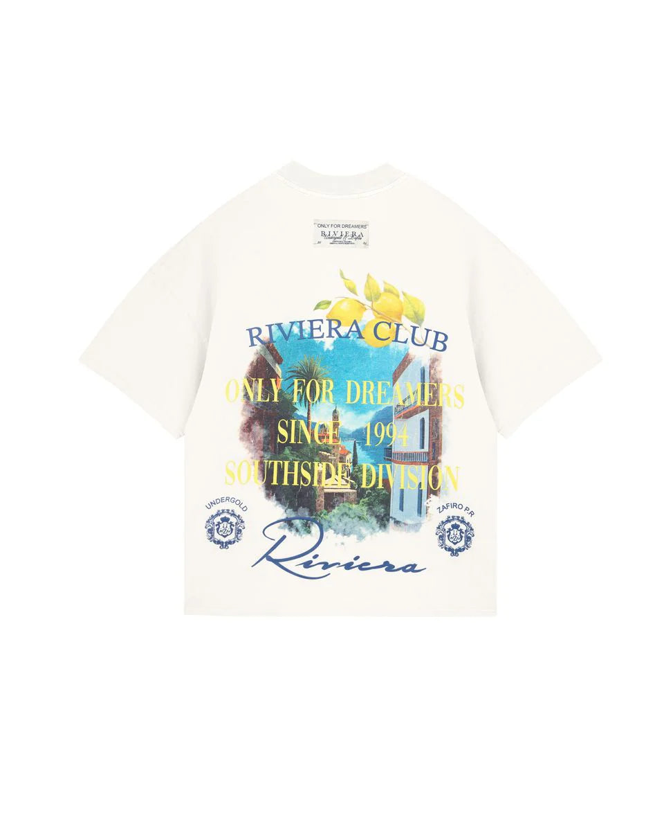 Undergold Riviera Colonial Boxy T shirt Cream