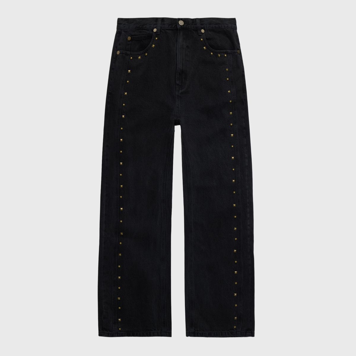 Homme + Femme Studded Denim Jeans