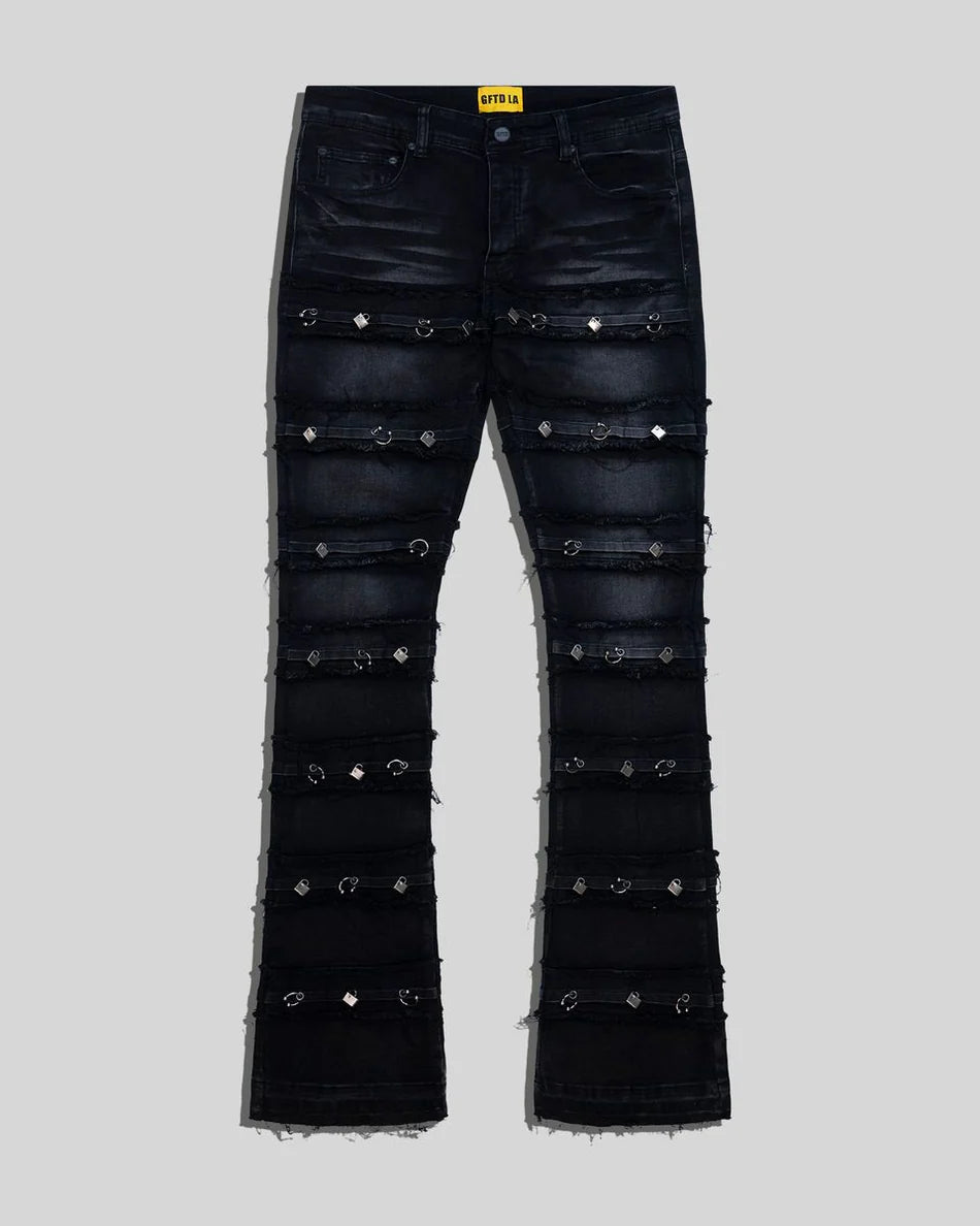 GFTD LA SCREWED JEAN - BLACK