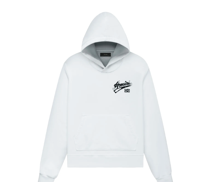 Amiri White 22 Hoodie