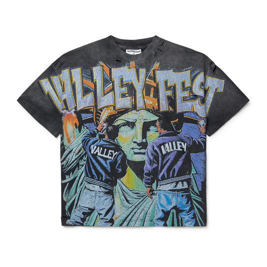 Vale Forever Bling Graffiti Tee Black