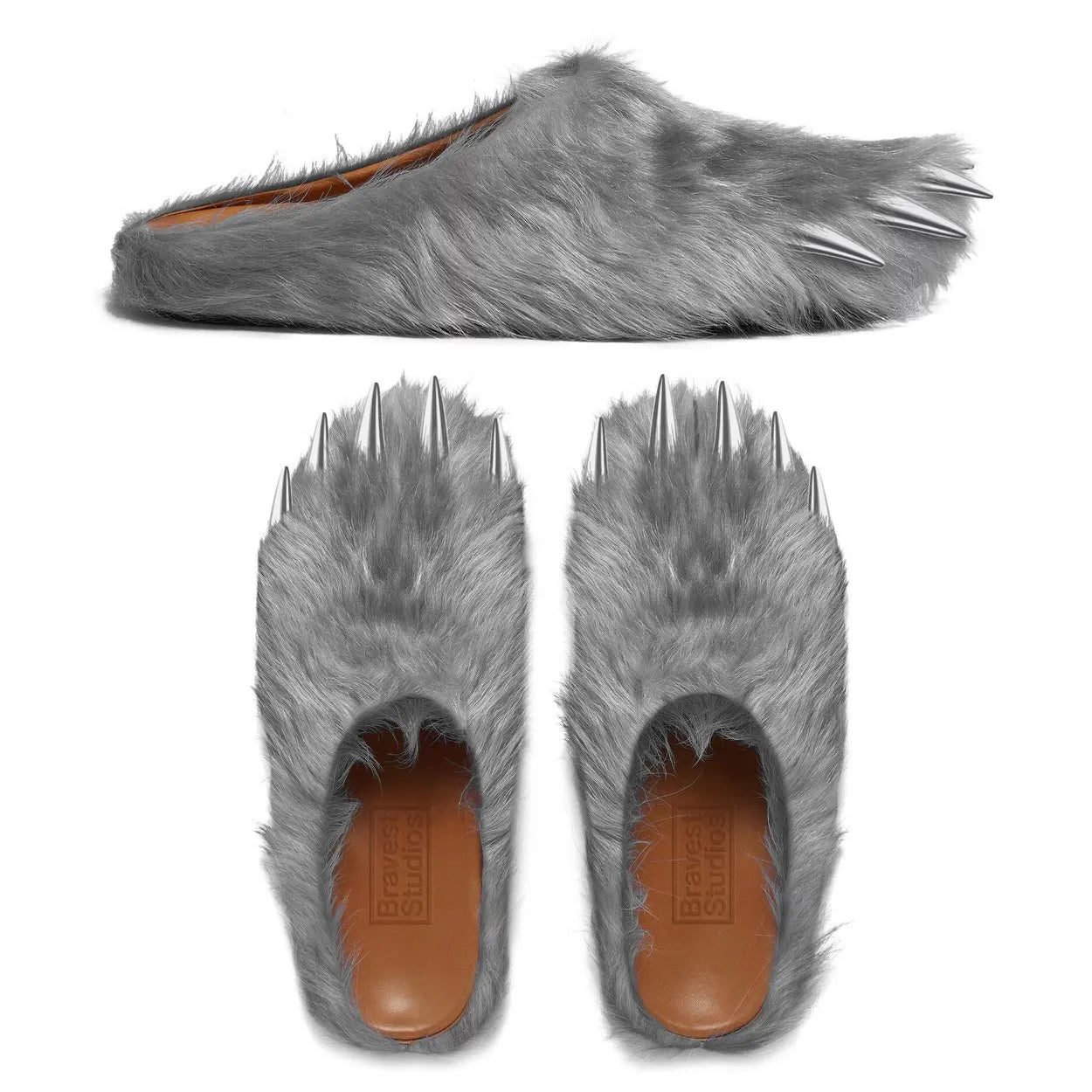 Bravest Studios  Grey Bear Claw Mules