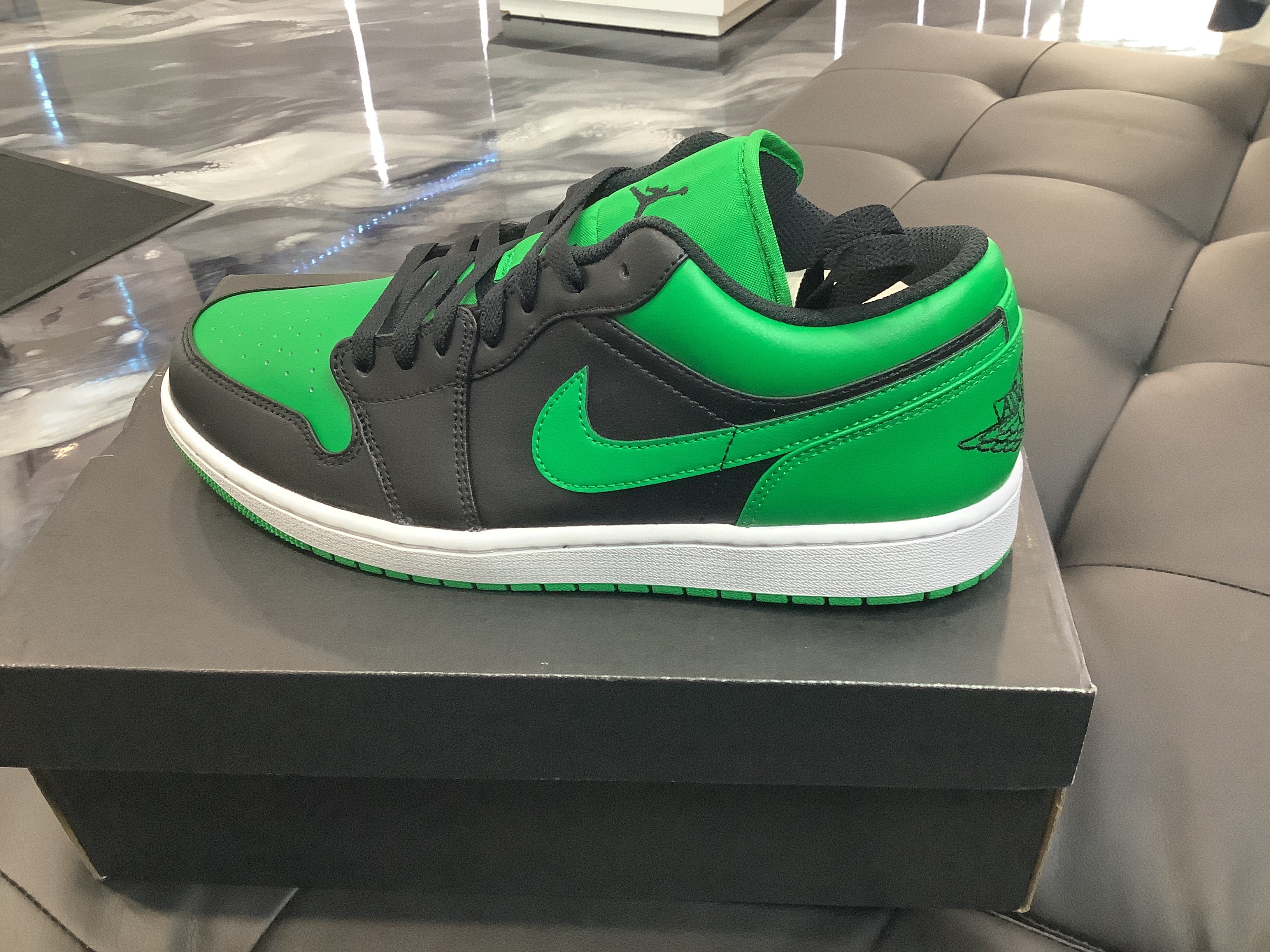 Air Jordan 1 low - Lucky Green