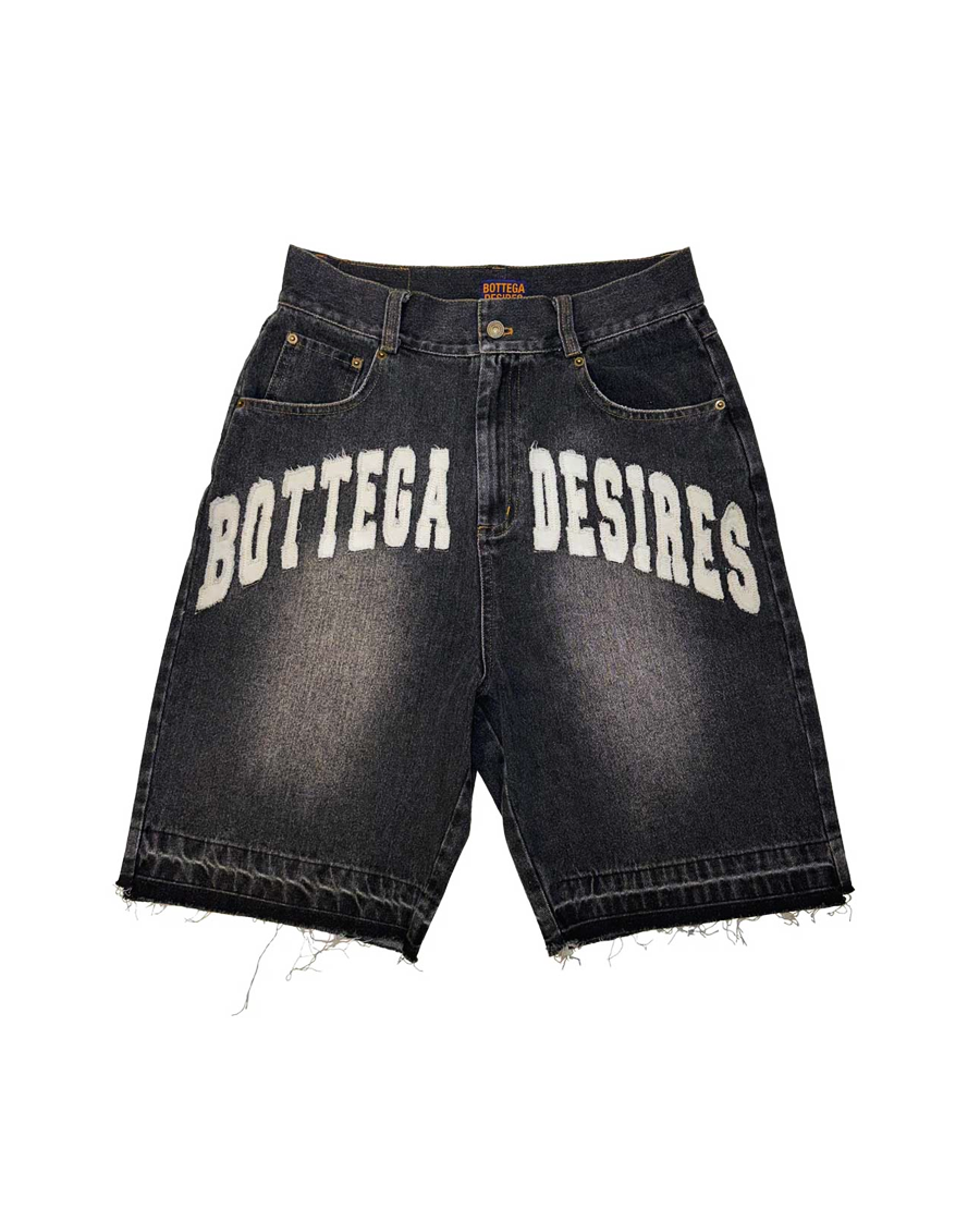 Bottega Desires  Denim Shorts (BLACK)