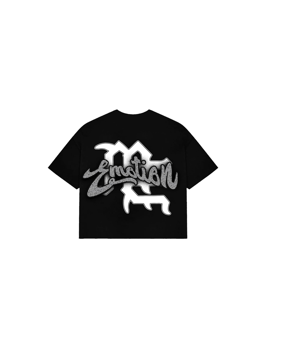 Mixed Emotion Black Cropped Cupid