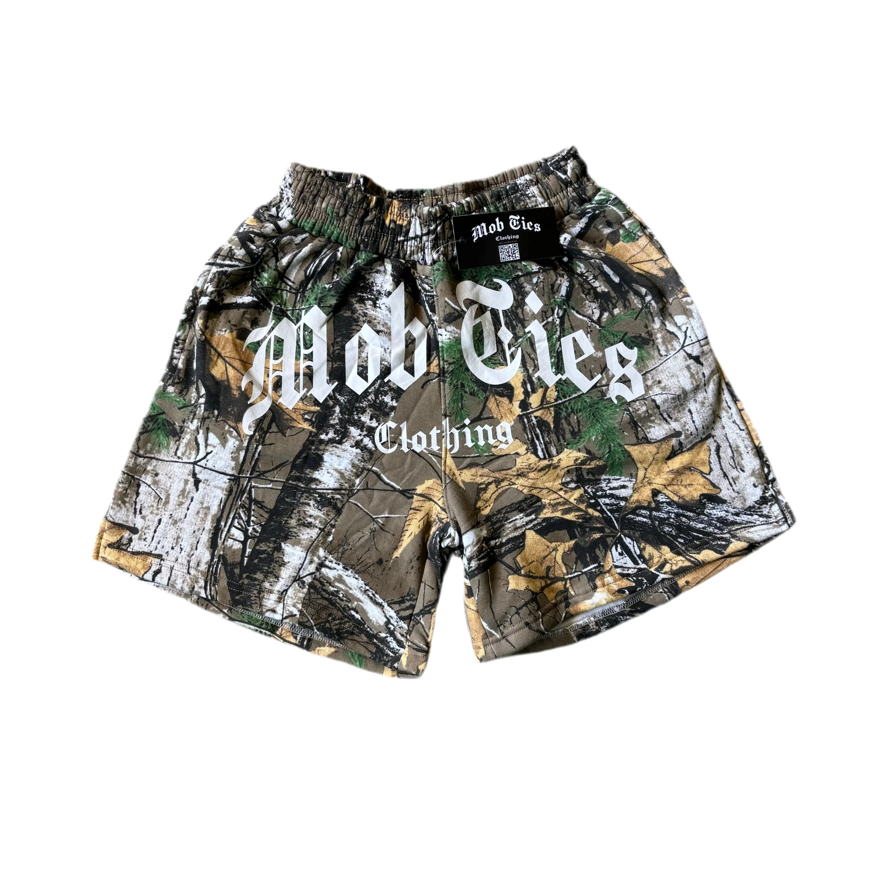 MOB TIES CAMO SHORTS
