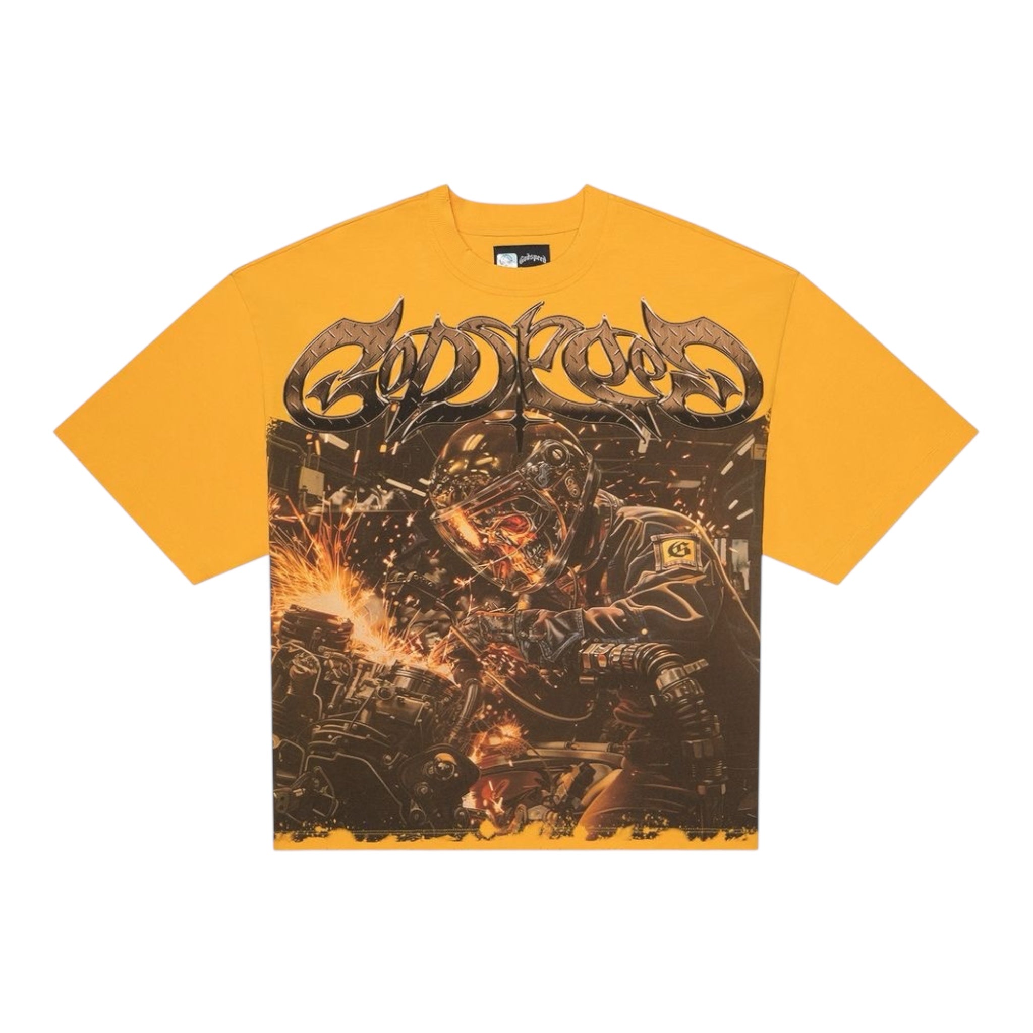 Godspeed Steel Sharpens Steel (Yellow)