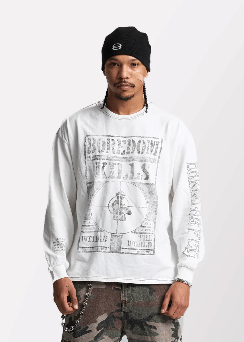 Boredom Kills Social Media Long Sleeve