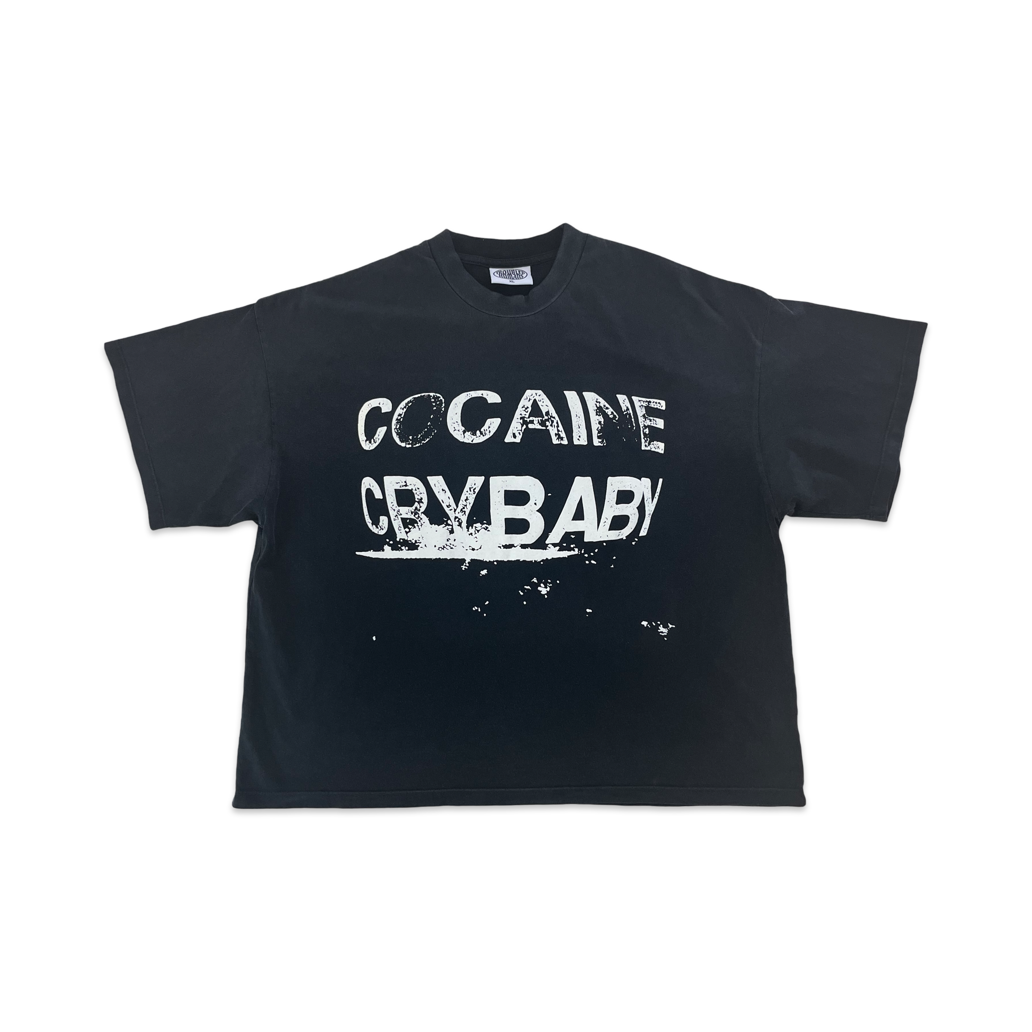 Troubled Humans "COCAINE CRYBABY" BLACK