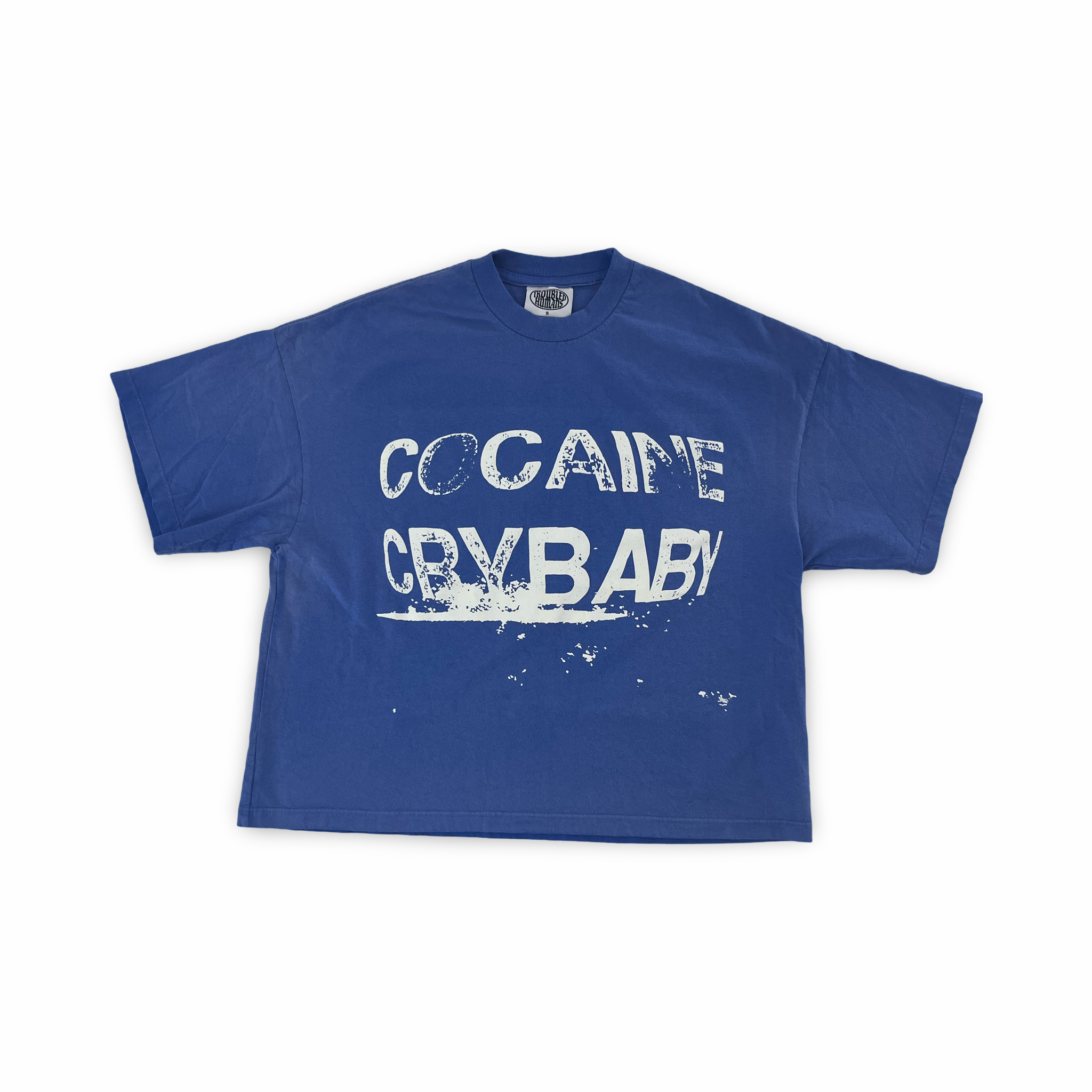Troubled Humans "COCAINE CRYBABY" BLUE