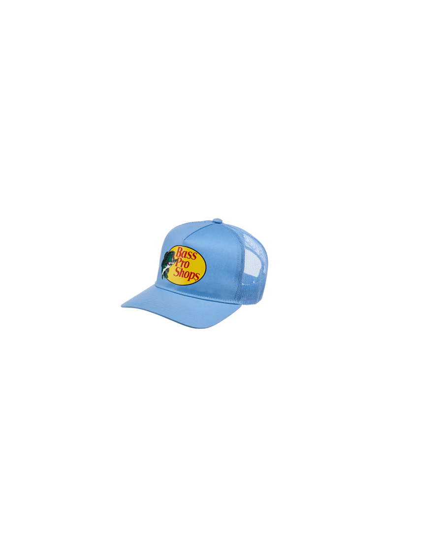 Bass Pro Shops Mesh Trucker Cap - Light Blue