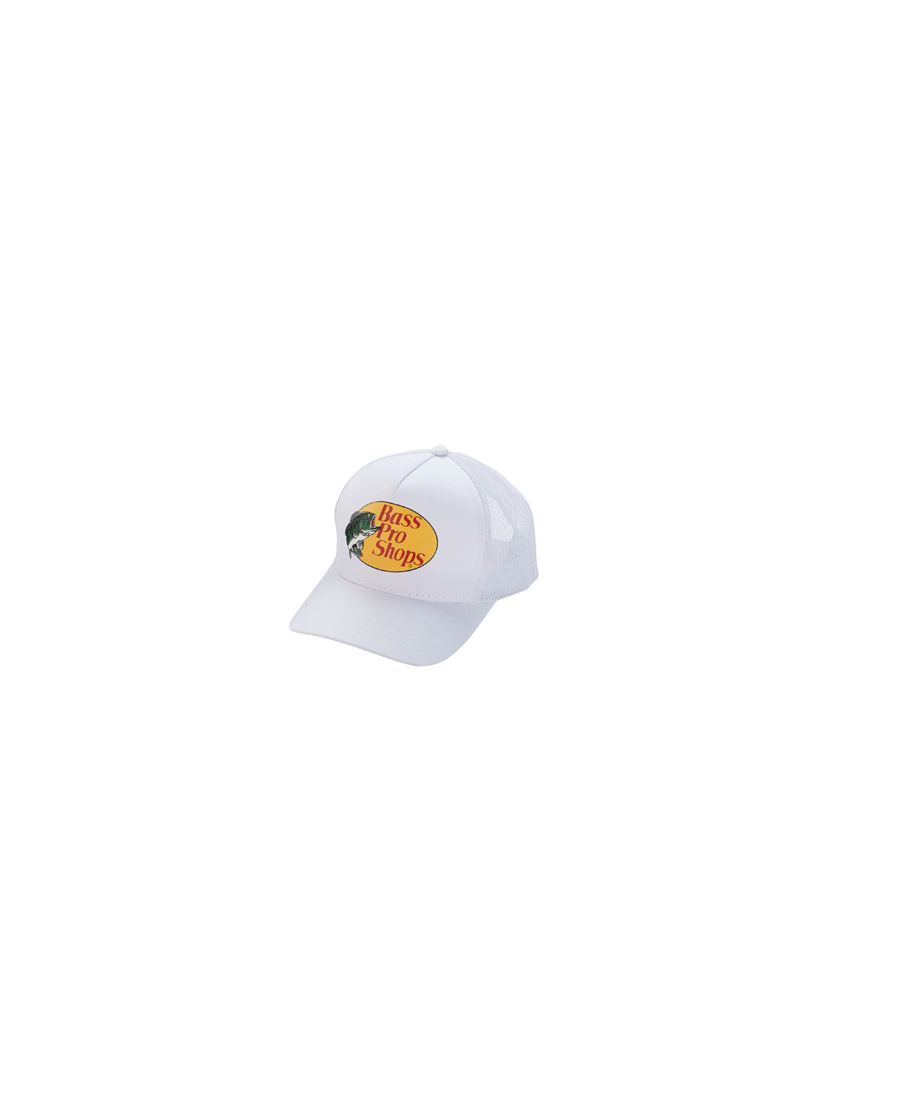 Bass Pro Shops Mesh Trucker Cap -White