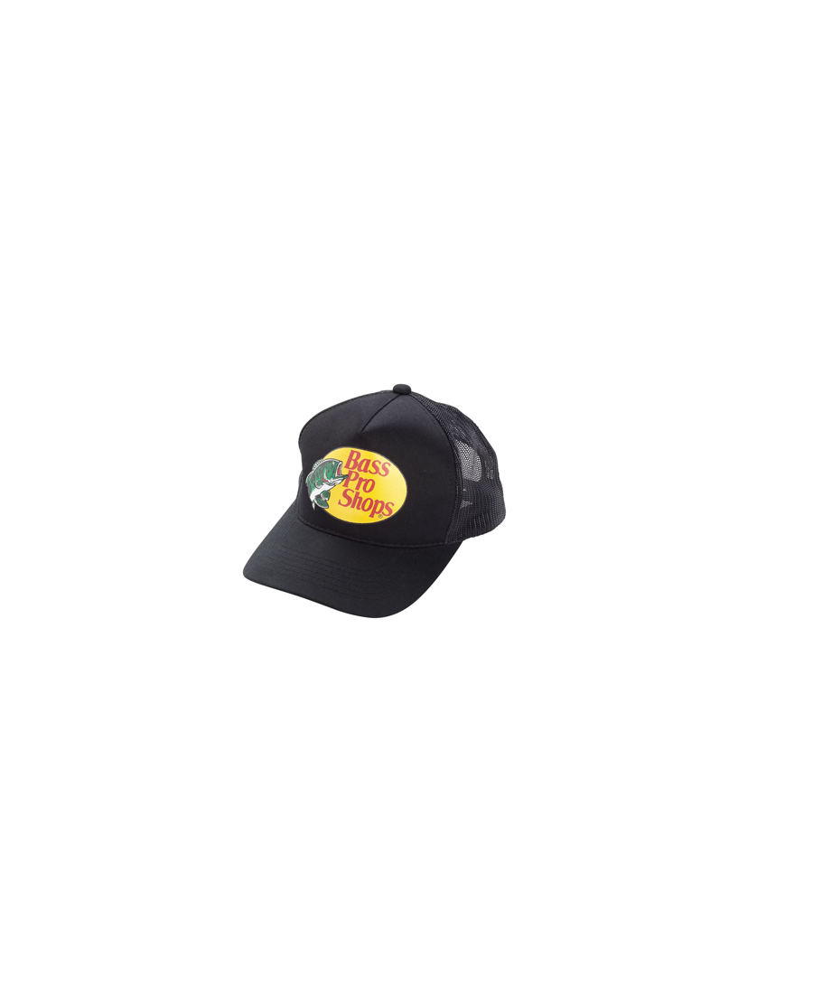 Bass Pro Shops Mesh Trucker Cap -Black