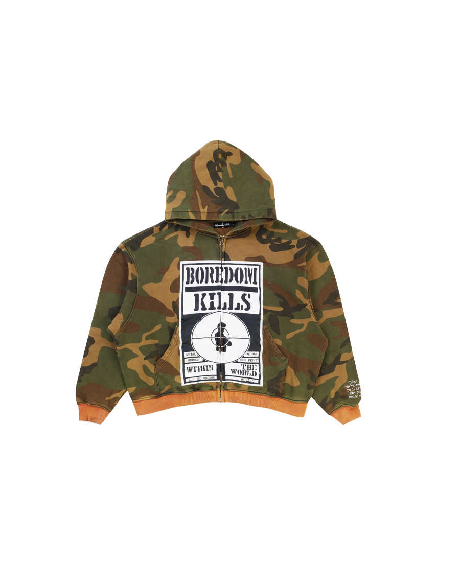 Boredom Kills Camo Jacket