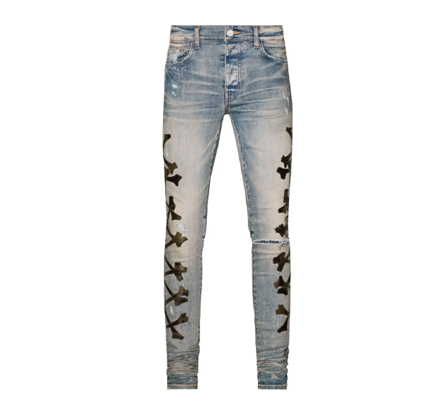 Amiri Camo Bones Jeans