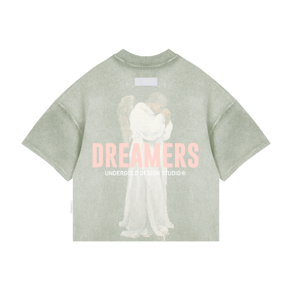 Undergold Dreamers The Prayer Boxy Fit Tshirt (Green)