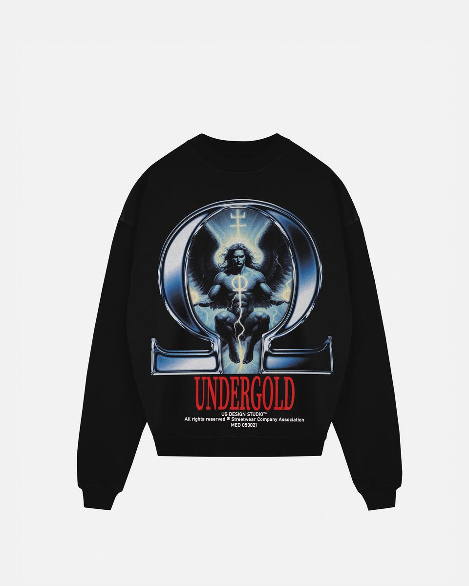 Undergold Genesis PT03 Omega Angel Crewneck Black