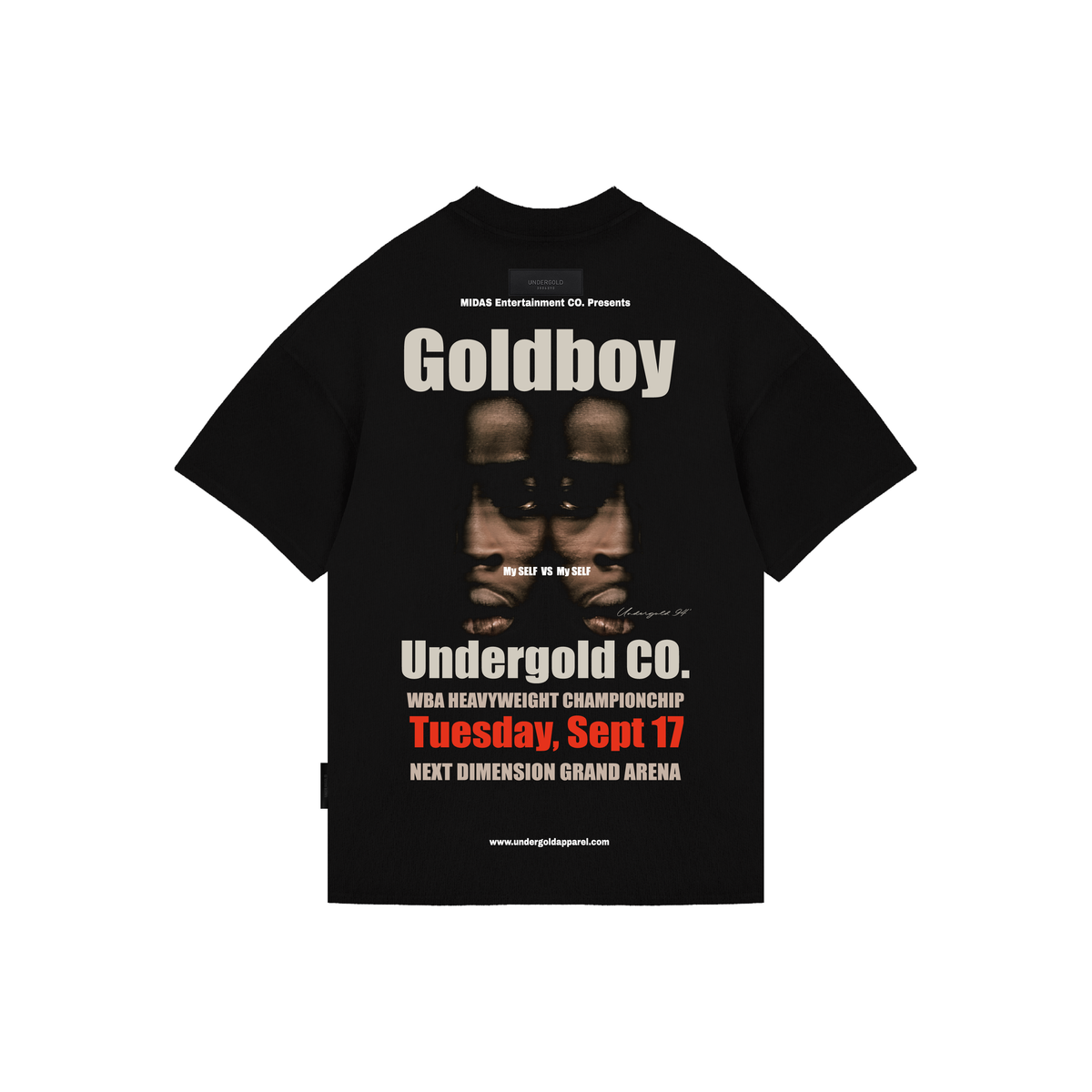 Undergold Dreamers Duality Tshirt (Black)