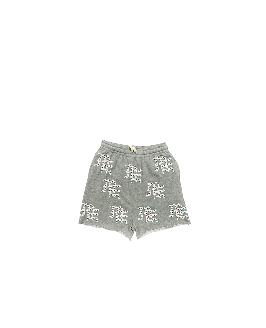 Mixed Emotions Grey Logo Shorts