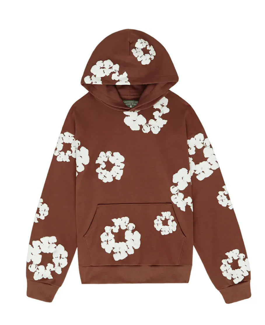 Denim Tears Cotton Wreath Brown Hoodie
