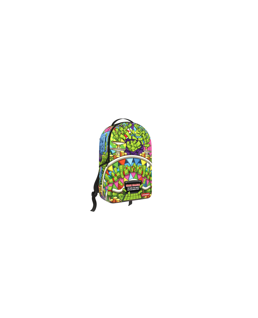 SPRAYGROUND MIND TRIP BANK  BLACK BACKPACK