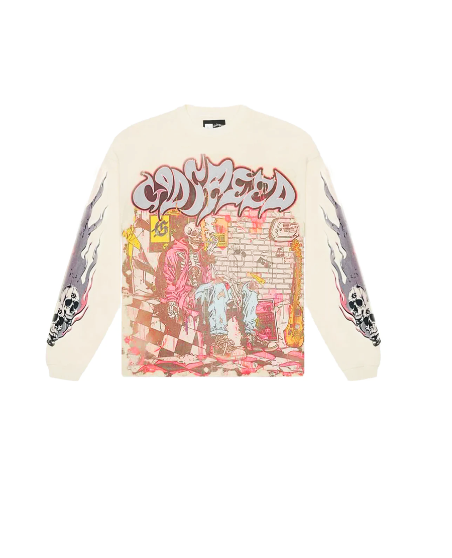 Godspeed Stoner L/S Tee Bone