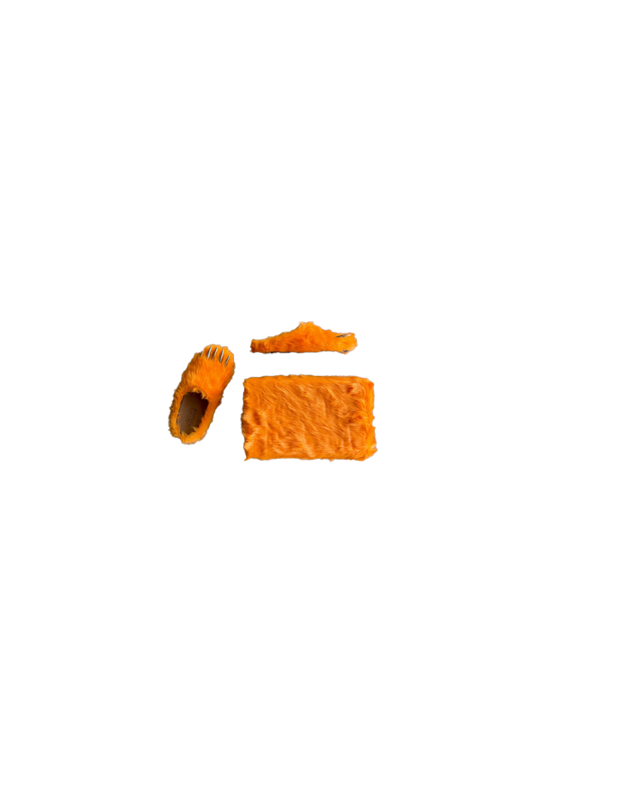 Bravest Studios Orange Bear Claw Mules