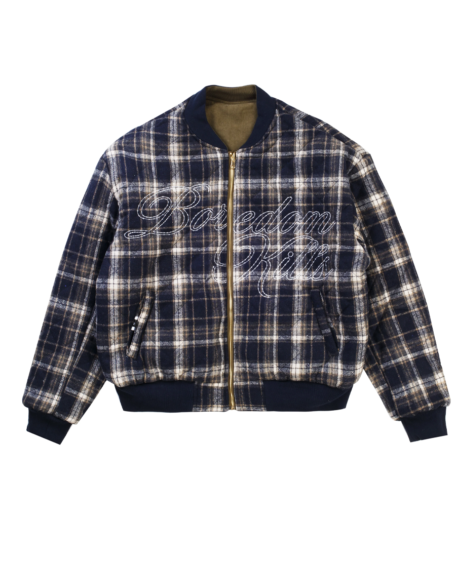 Boredom Kills Reversible Bomber Jacket