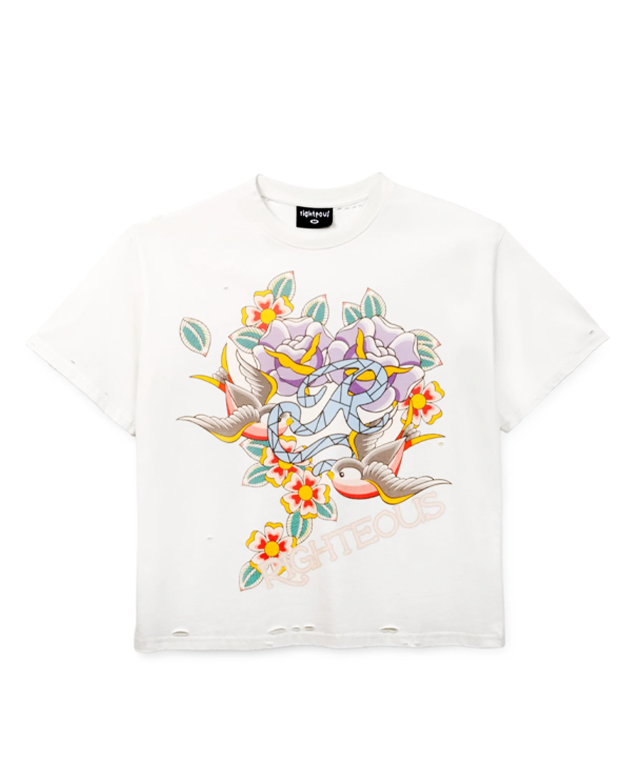 We Are Righteous "Faithful Ink" Distressed Tee