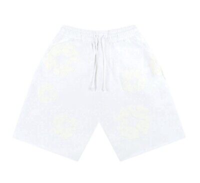 Denim Tears Cotton Wreath White Shorts