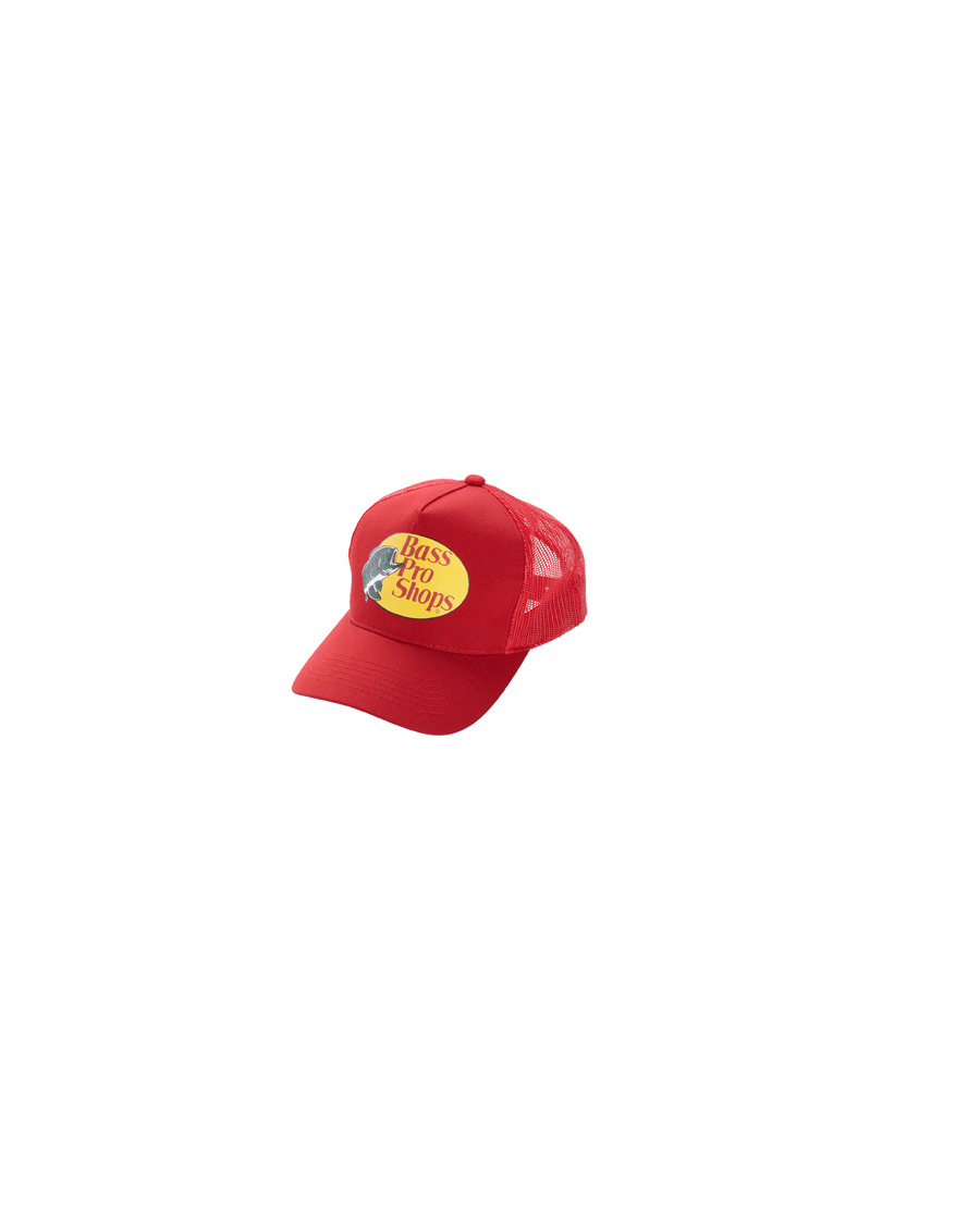 Bass Pro Shops Mesh Trucker Cap - Scarlet