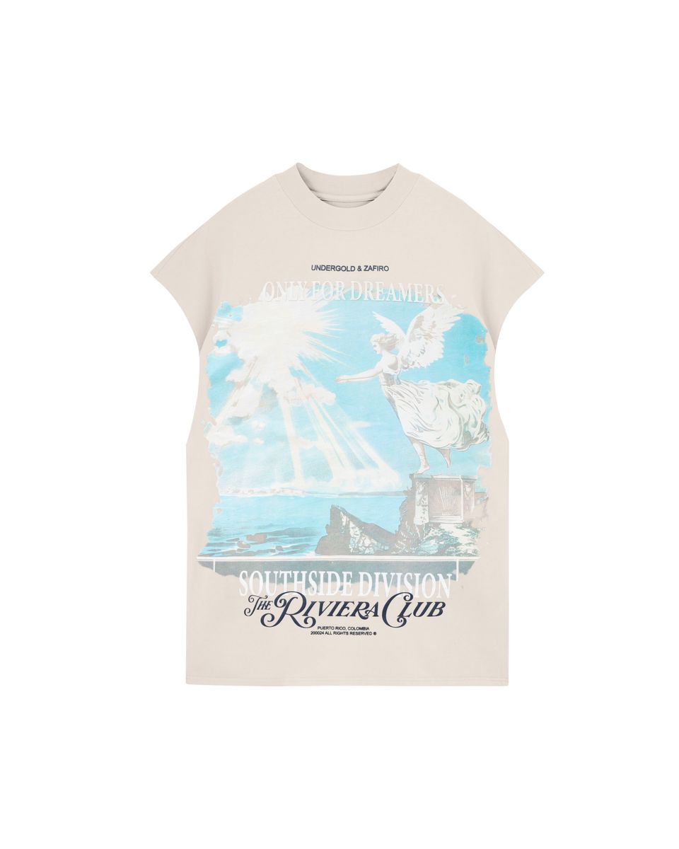 Undergold  Riviera Angel Porto Sleeveless Tshirt Cream