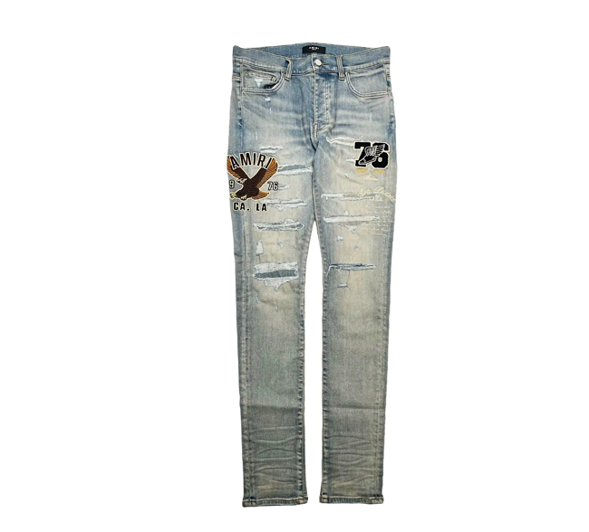 Amiri Varsity Eagle Jeans
