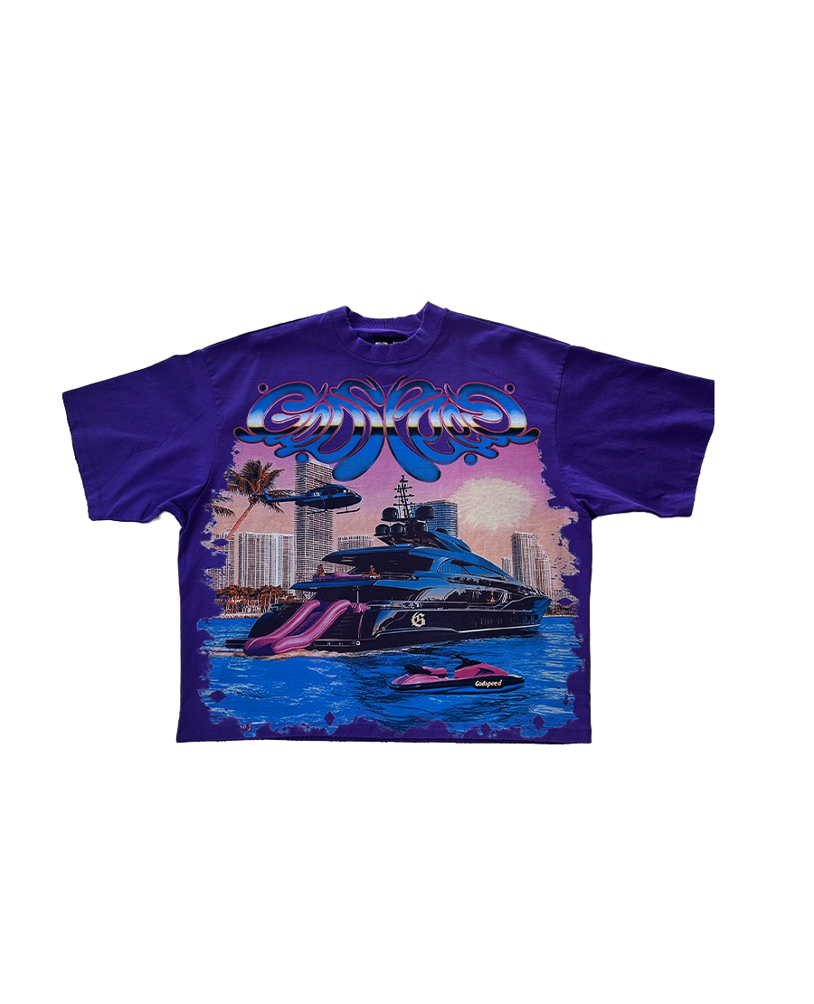 Godspeed Lux Yacht Purple T-Shirt